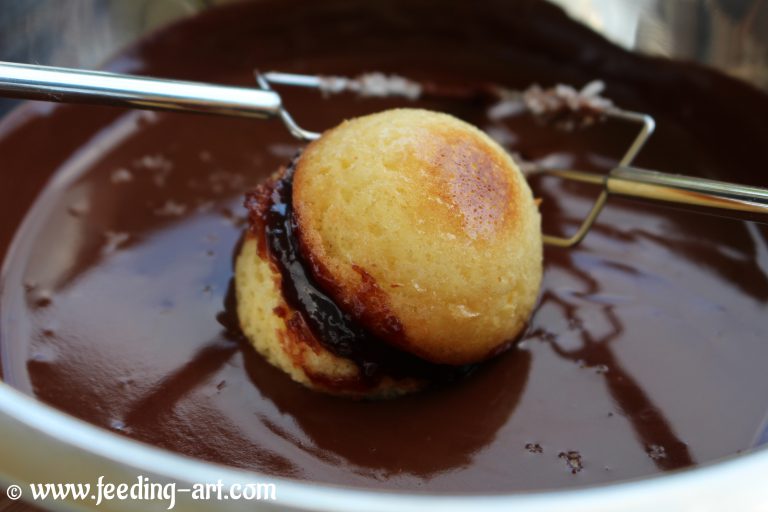 Kokos-Schoko Bällchen / Kokos-čoko loptice – Feeding Art