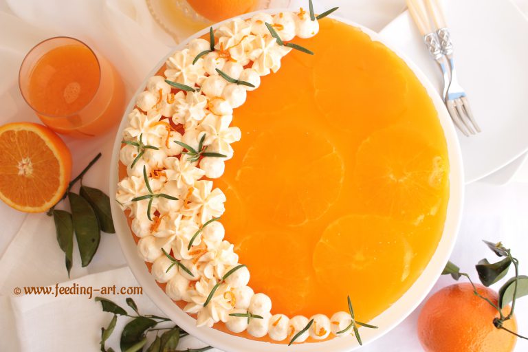 Orangen-Quarktorte/Torta od naranče – Feeding Art