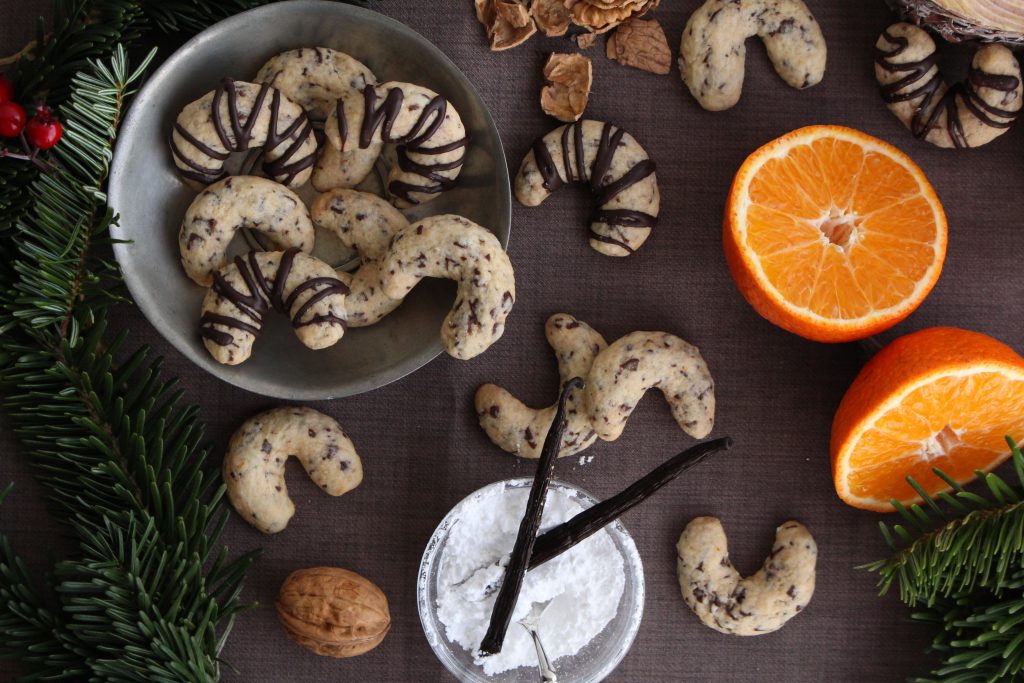 Schoko-Orangen-Kipferl/Kiflice od čokolade i naranče – Feeding Art
